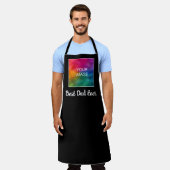 Beste papa ooit aangepaste tekst Afbeelding kleur  Schort (Gedragen)