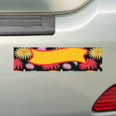 Beste papa ooit aangepaste typografie cadeau voor  bumpersticker (Op auto)