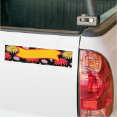 Beste papa ooit aangepaste typografie cadeau voor  bumpersticker (Op Truck)