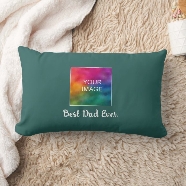 Beste papa ooit aangepaste typografie script Sjabl Kussen (Deken)