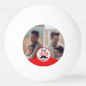 Beste papa ooit aangepaste Vaderdag cadeau Pingpongbal (Voorkant)