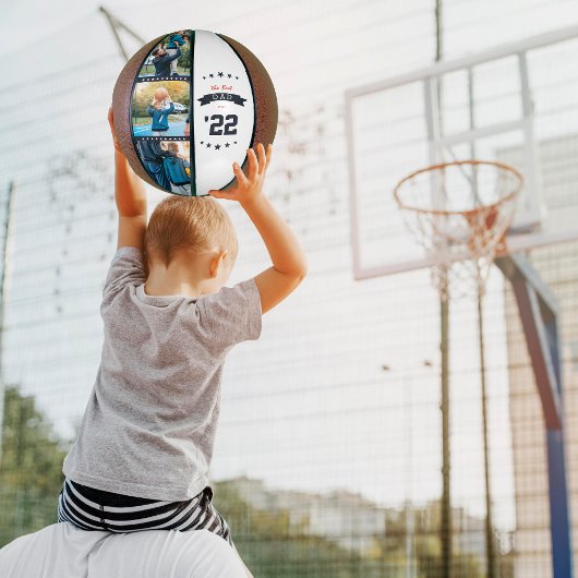 Beste papa ooit | Aangepaste Vaderdag-foto Basketbal