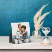 Beste papa ooit Aangepaste Vaderdag Foto Overlay Fotoplaat (Insitu)