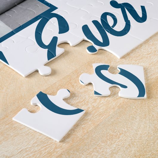 Beste papa ooit aangepaste vaders dag foto legpuzzel (Zijkant)