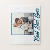 Beste papa ooit aangepaste vaders dag foto legpuzzel (Verticaal)