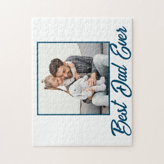 Beste papa ooit aangepaste vaders dag foto legpuzzel (Verticaal)