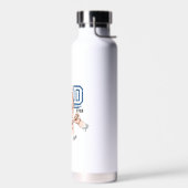Beste papa ooit aangepaste vuistslag - Vier Kinder Waterfles (Links)