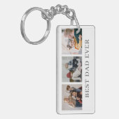 Beste papa ooit Acryl Sleutelhanger (Voorkant Links)