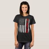 Beste papa ooit Amerikaanse vlag cadeaus T-shirt (Voorkant volledig)