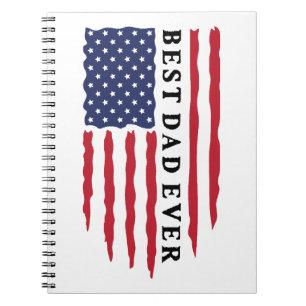 Beste Papa Ooit Amerikaanse Vlag Notitieboek