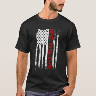 Beste Papa Ooit Amerikaanse Vlag Vaderâ€™S Dag Gi T-shirt