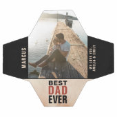 Beste Papa Ooit Aquarel Vaderdag Foto Mand Voetbal (Enkel)