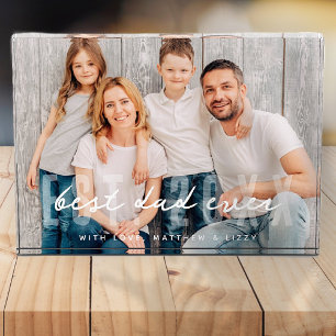 Beste papa ooit atletische moderne foto Vaderdag