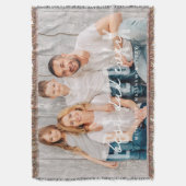 Beste papa ooit atletische moderne foto Vaderdag Deken (Voorkant Verticaal)