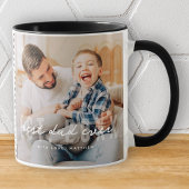 Beste papa ooit atletische moderne foto Vaderdag Mok