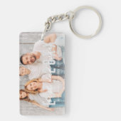 Beste papa ooit atletische moderne foto Vaderdag Sleutelhanger (achterkant)