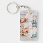 Beste papa ooit atletische moderne foto Vaderdag Sleutelhanger (Voorkant)