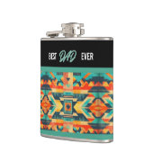 Beste papa ooit - Azteekse indiaan Heupfles (Links)