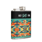 Beste papa ooit - Azteekse indiaan Heupfles (Rechts)