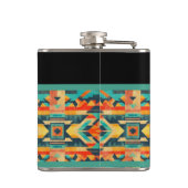 Beste papa ooit - Azteekse indiaan Heupfles (Achterkant)