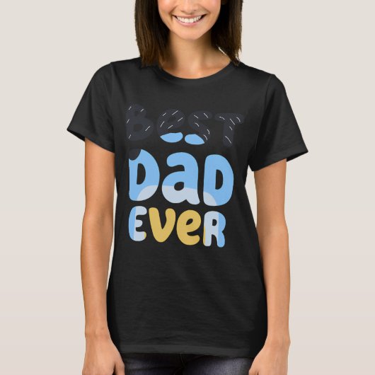Beste Papa Ooit Bandit T-shirt (Voorkant)