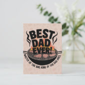 Beste papa ooit BBQ-ontwerp - King of the Grill Briefkaart (Staand voorkant)