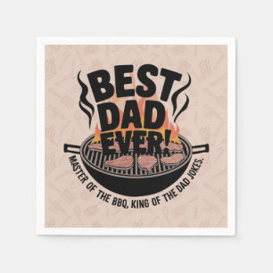 Beste papa ooit BBQ-ontwerp - King of the Grill Servet