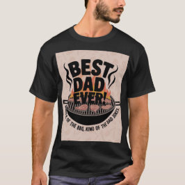 Beste papa ooit BBQ-ontwerp - King of the Grill T-shirt