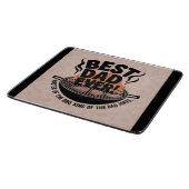 Beste Papa Ooit BBQ-ontwerp – Koning van de Grill Snijplank (Hoek)