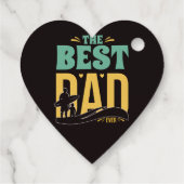 Beste papa ooit bedankjes labels (Achterkant)