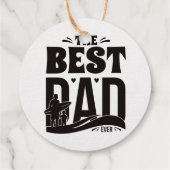 Beste papa ooit bedankjes labels (Achterkant)