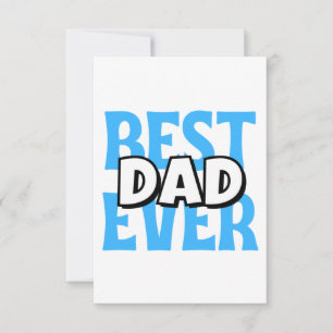 Beste papa ooit bedankkaart