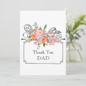 Beste Papa Ooit Bedankkaart (Staand voorkant)