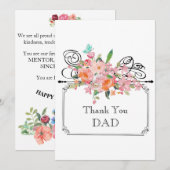 Beste Papa Ooit Bedankkaart (Voorkant / Achterkant)