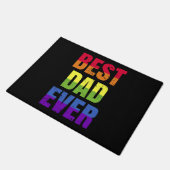 Beste papa ooit - Beste Papa Pride LGBT Deurmat (Schuin)