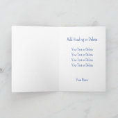 Beste PAPA ooit Beste Vader ooit aangepaste foto Kaart (Binnen)