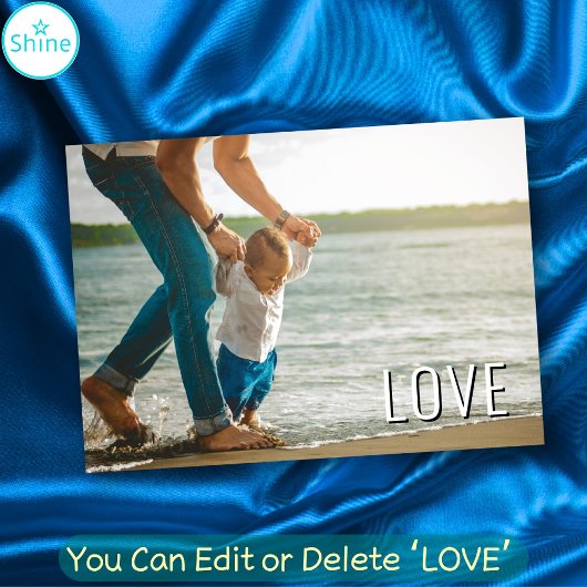 Beste papa ooit Beste vader ooit LIEFDE aangepaste Kaart