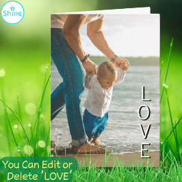 Beste papa ooit Beste vader ooit liefde aangepaste Kaart