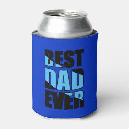 Beste papa ooit blauw blikjeskoeler