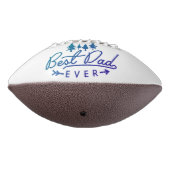 Beste papa ooit blauw typografie met bomen american football (Gedraaid 270)