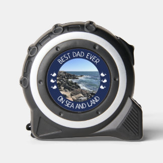 Beste papa ooit Blauwe Oceaan Foto Rolmaat