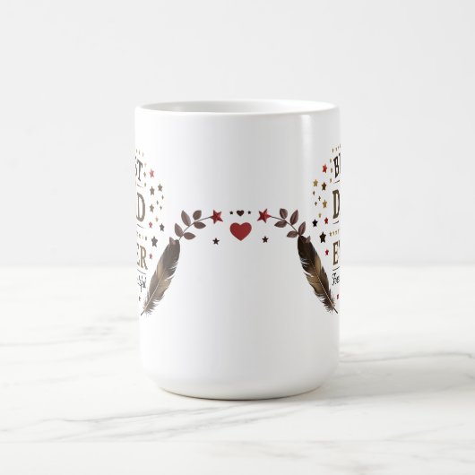 Beste papa ooit - Bold & Grateful Koffiemok (Center)