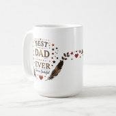 Beste papa ooit - Bold & Grateful Koffiemok (Voorkant links)