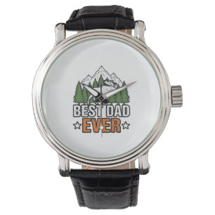Beste Papa Ooit Bosdier Vintage Papa T-shirt De Horloge