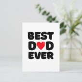 Beste papa ooit briefkaart (Staand voorkant)
