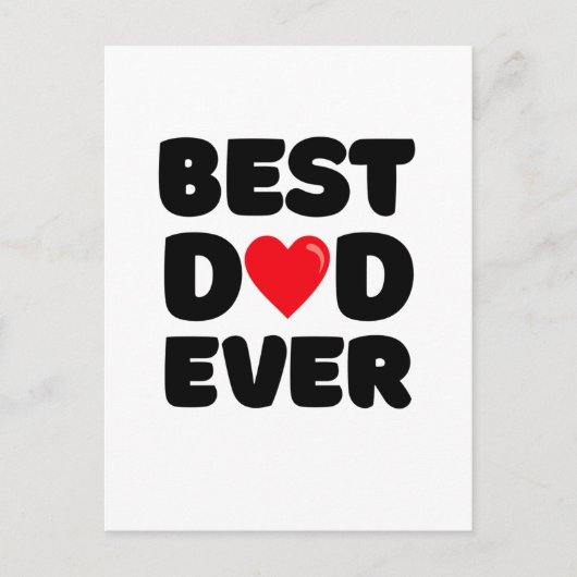 Beste papa ooit briefkaart (Voorkant)