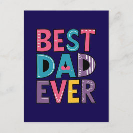 Beste papa ooit  briefkaart