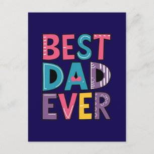 Beste papa ooit briefkaart