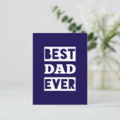 Beste papa ooit briefkaart (Staand voorkant)