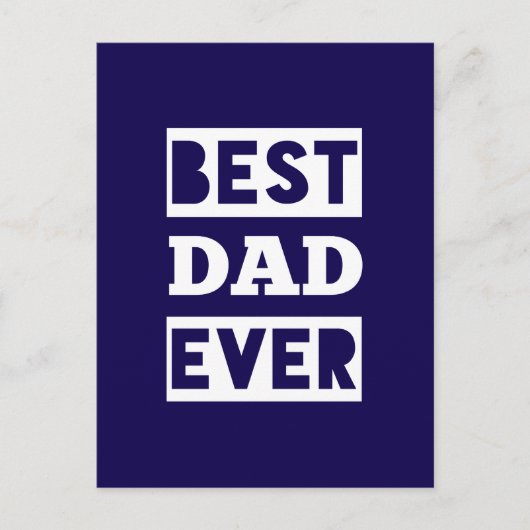 Beste papa ooit briefkaart (Voorkant)